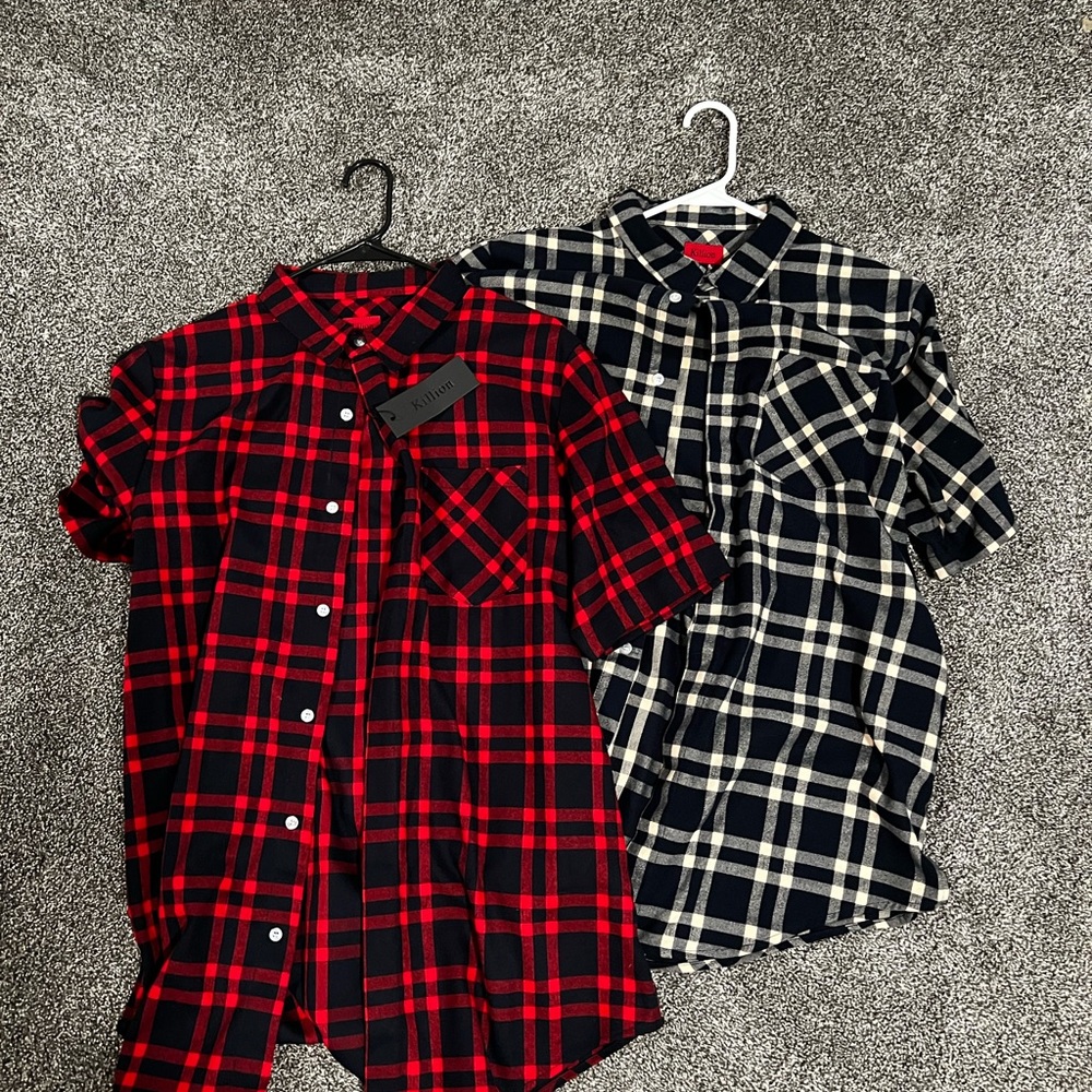 Killion Flannel shirts brand new